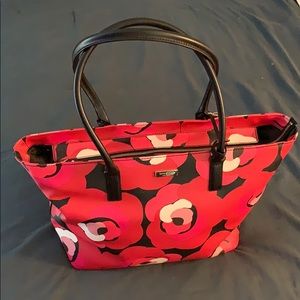 Kate spade floral tote bag